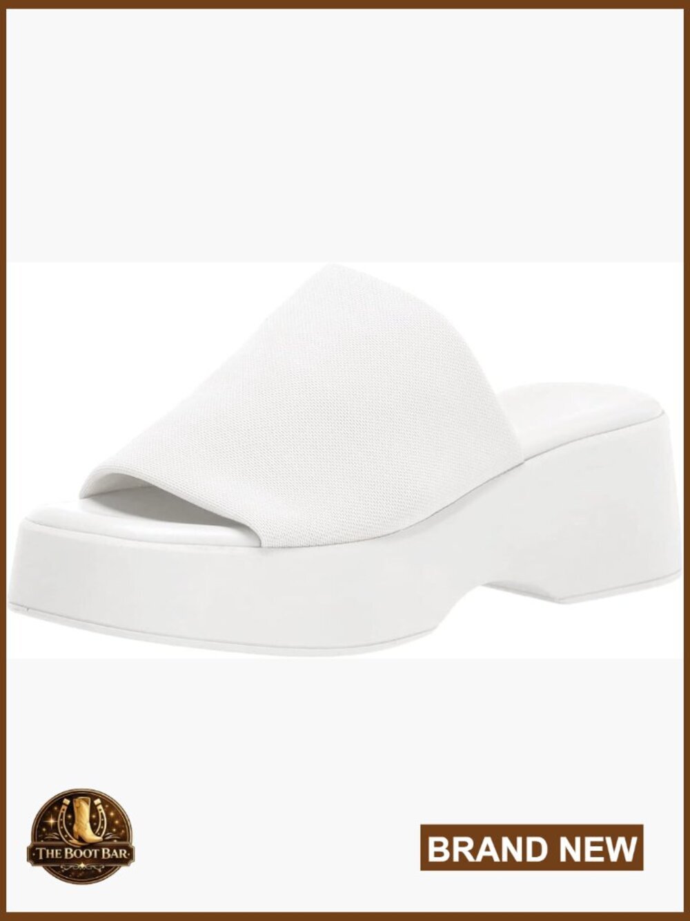 Platform Wedge Sandals Slip On Open Toe Chunky Heel Summer Shoes Cushioned